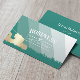 Carte De Visite Service d'entretien de pelouse et d'aménagement pa