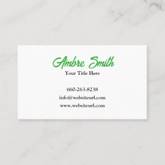 Carte De Visite Service d'entretien de pelouse moderne et propre