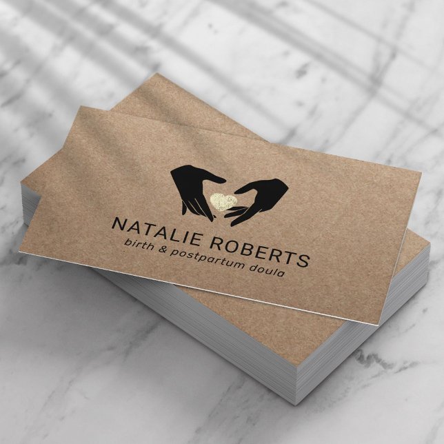 Carte De Visite Service Doula de naissance et post-partum de sage- (Créateur téléchargé)