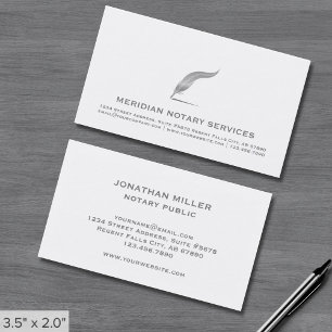 Carte De Visite Service Notaire Élégant