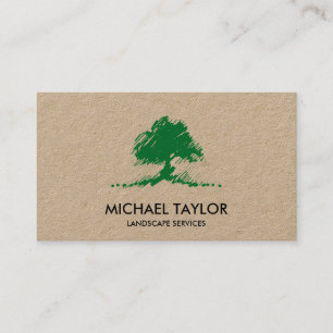 Carte De Visite service paysagiste professionnel et soin de pelous