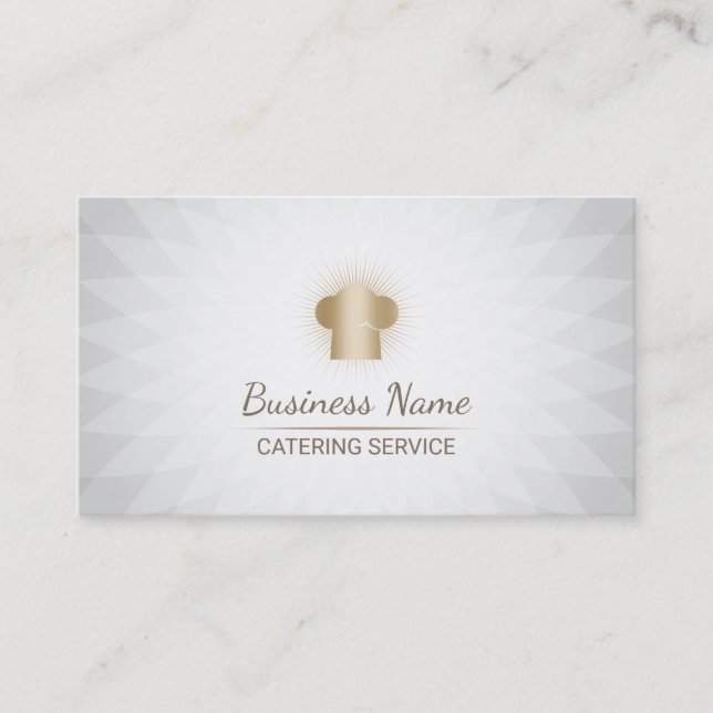 Carte De Visite Service personnel de restauration de chef de (Devant)