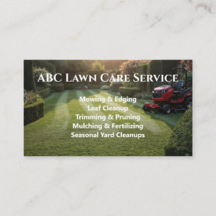 Carte De Visite Service Premium Lawnpro