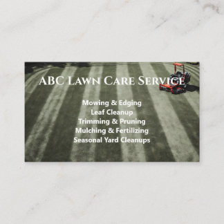 Carte De Visite Service Premium Lawnpro