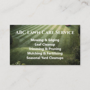 Carte De Visite Service Premium Lawnpro