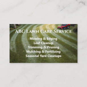 Carte De Visite Service Premium Lawnpro