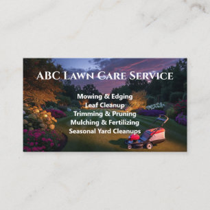 Carte De Visite Service Premium Lawnpro