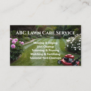 Carte De Visite Service Premium Lawnpro