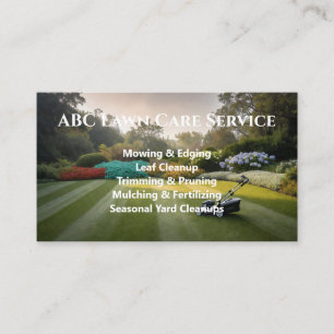 Carte De Visite Service Premium Lawnpro