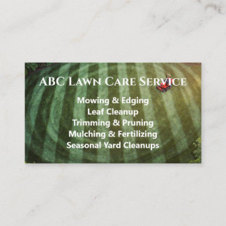 Carte De Visite Service Premium Lawnpro