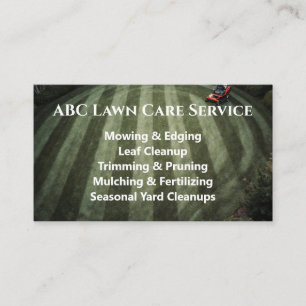 Carte De Visite Service Premium Lawnpro