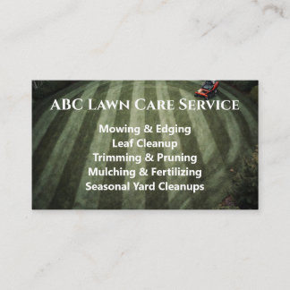 Carte De Visite Service Premium Lawnpro
