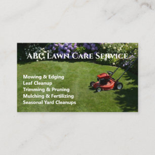 Carte De Visite Service Premium Lawnpro