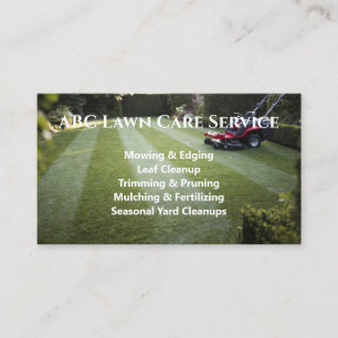 Carte De Visite Service Premium Lawnpro