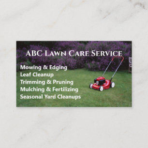 Carte De Visite Service Premium Lawnpro