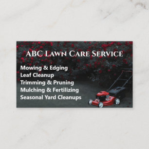 Carte De Visite Service Premium Lawnpro