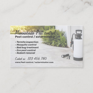 Carte De Visite Service professionnel de lutte antiparasitaire et