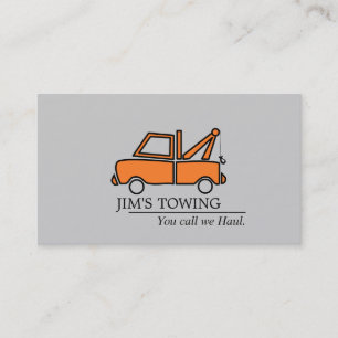 Carte De Visite Service routier de remorquage de camions