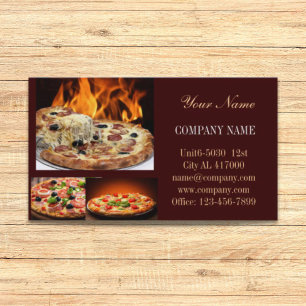 Carte De Visite service traiteur épicerie italienne Alimentation p