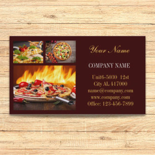 Carte De Visite service traiteur épicerie italienne Alimentation p