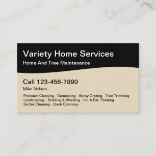 Carte De Visite Services à la maison professionnels