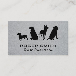 Carte De Visite Services animaux   Entraînement des chiens