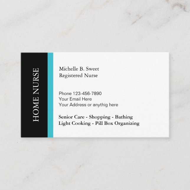 Carte De Visite Services aux entreprises supérieurs à la maison de (Devant)