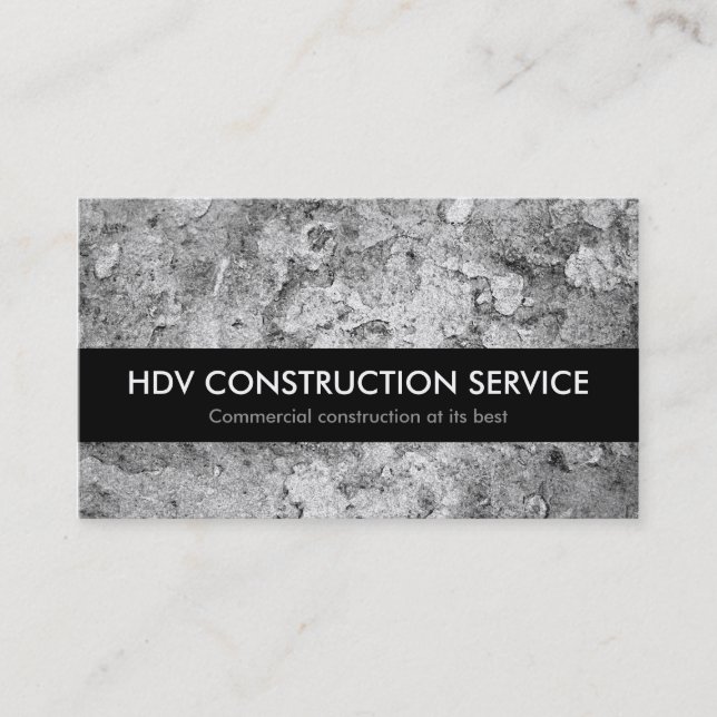 Carte De Visite Services commerciaux de construction (Devant)
