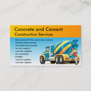 Carte De Visite Services concrets faits sur commande de