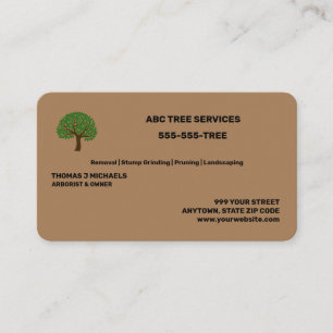 Carte De Visite Services d'arborescence