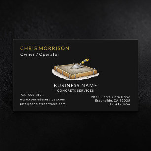 Carte De Visite Services de béton