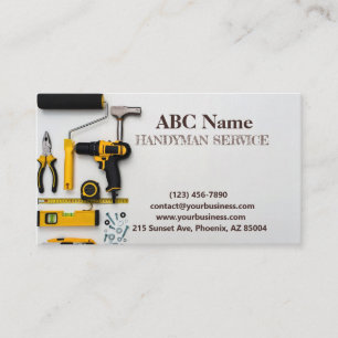 Carte De Visite services de bricolage et de réparation à domicile