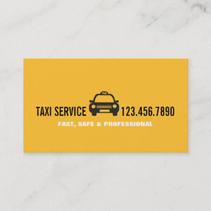 Carte De Visite Services de chauffeurs de taxi