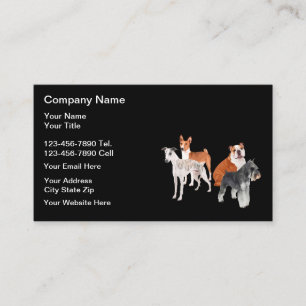 Carte De Visite Services de chien