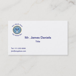 Carte De Visite Services de comptabilité des finances de la Défe