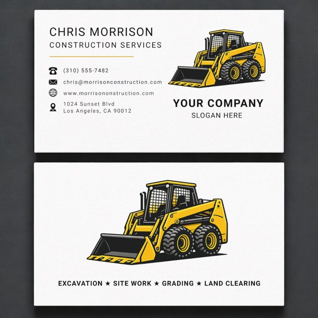 Carte De Visite Services de construction  (Créateur téléchargé)