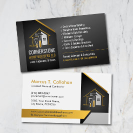 Carte De Visite Services de construction de contracteur général