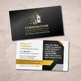 Carte De Visite Services de construction de contracteur général