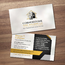 Carte De Visite Services de construction de contracteur général