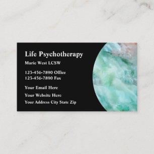 Carte De Visite Services de consultation psychothérapeute