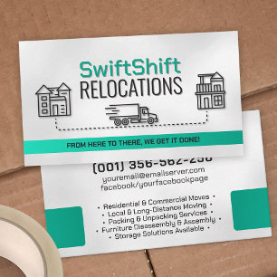 Carte De Visite Services de déménagement - Déménagement - Art lign