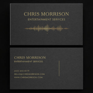 Carte De Visite Services de divertissement Musique