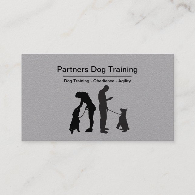 Carte De Visite Services de formation professionnelle des chiens (Devant)