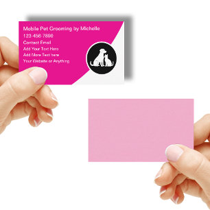 Carte De Visite Services de grossissement pour animaux de compagni