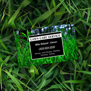 Carte De Visite Services de jardinage professionnels modernes pour