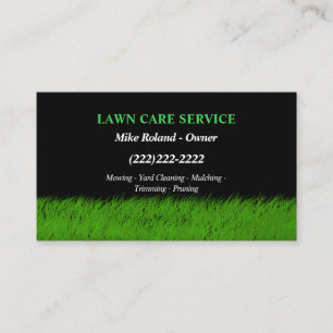 Carte De Visite Services de jardinage professionnels modernes pour