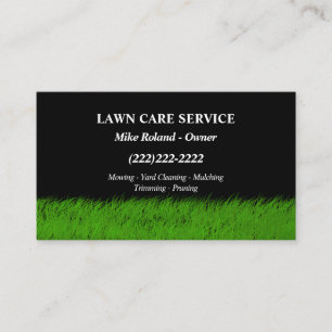 Carte De Visite Services de jardinage professionnels modernes pour