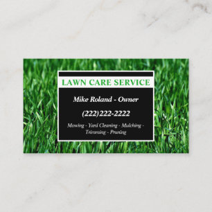 Carte De Visite Services de jardinier professionnel moderne pour l