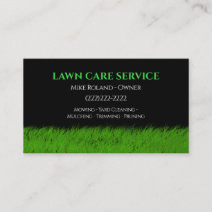 Carte De Visite Services de jardinier professionnel moderne pour l