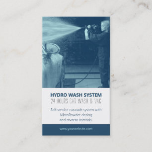 Carte De Visite Services de lavage à main   Lavage de voiture